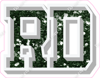 VA 12" Individuals - Hunter Green Sparkle RD