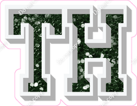 VA 12" Individuals - Hunter Green Sparkle TH