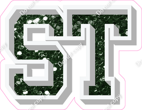 VA 12" Individuals - Hunter Green Sparkle ST