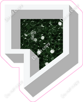 VA 12" Individuals - Hunter Green Sparkle Apostrophe