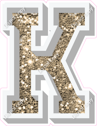 VA 12" Individuals - Khaki Sparkle K