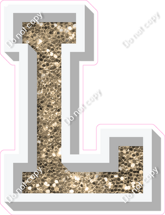 VA 12" Individuals - Khaki Sparkle L