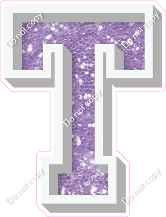 VA 12" Individuals - Lavender Sparkle T