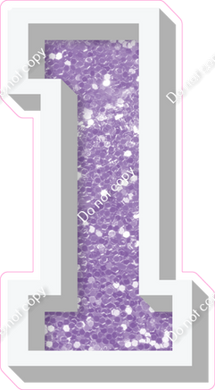 VA 12" Individuals - Lavender Sparkle 1