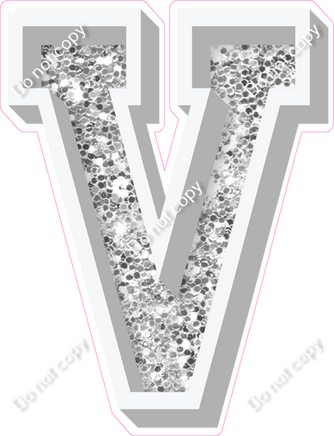 VA 12" Individuals - Light Silver Sparkle V