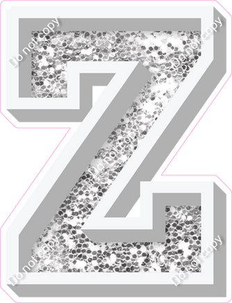 VA 12" Individuals - Light Silver Sparkle Z