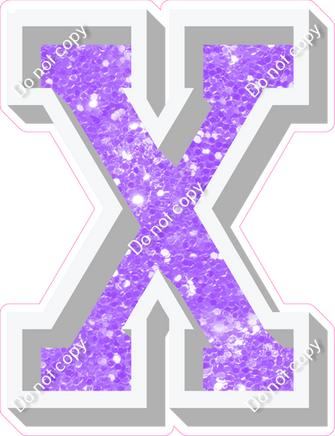 VA 12" Individuals - Lilac Sparkle X