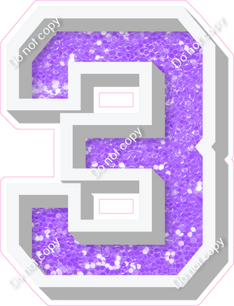 VA 12" Individuals - Lilac Sparkle 3