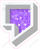 VA 12" Individuals - Lilac Sparkle Apostrophe