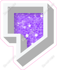 VA 12" Individuals - Lilac Sparkle Apostrophe