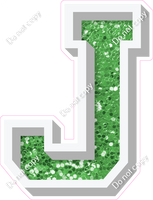 VA 12" Individuals - Lime Green Sparkle J