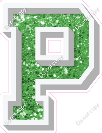 VA 12" Individuals - Lime Green Sparkle P