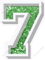 VA 12" Individuals - Lime Green Sparkle 7
