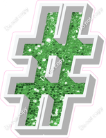 VA 12" Individuals - Lime Green Sparkle #