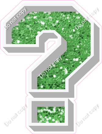 VA 12" Individuals - Lime Green Sparkle ?