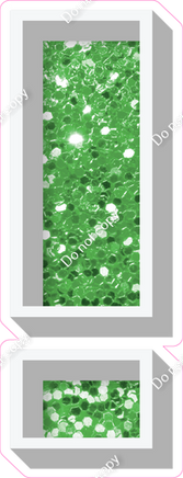 VA 12" Individuals - Lime Green Sparkle !