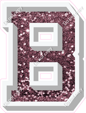 VA 12" Individuals - Mauve Sparkle B