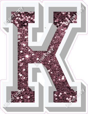 VA 12" Individuals - Mauve Sparkle K