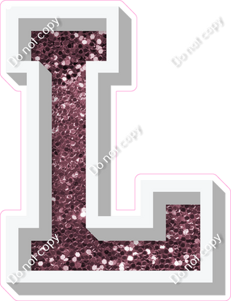 VA 12" Individuals - Mauve Sparkle L