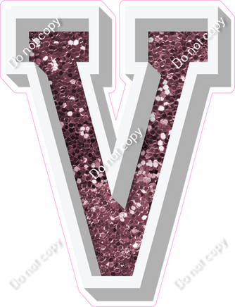 VA 12" Individuals - Mauve Sparkle V