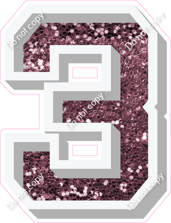 VA 12" Individuals - Mauve Sparkle 3
