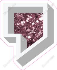 VA 12" Individuals - Mauve Sparkle Apostrophe