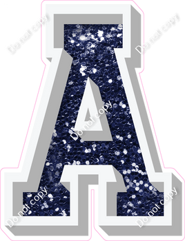 VA 12" Individuals - Navy Blue Sparkle A