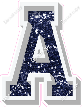 VA 12" Individuals - Navy Blue Sparkle A