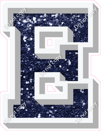 VA 12" Individuals - Navy Blue Sparkle E