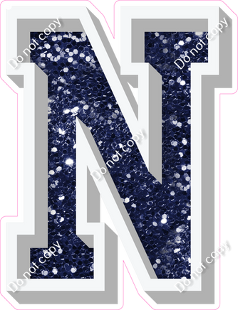VA 12" Individuals - Navy Blue Sparkle N
