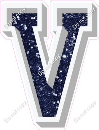 VA 12" Individuals - Navy Blue Sparkle V