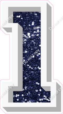 VA 12" Individuals - Navy Blue Sparkle 1