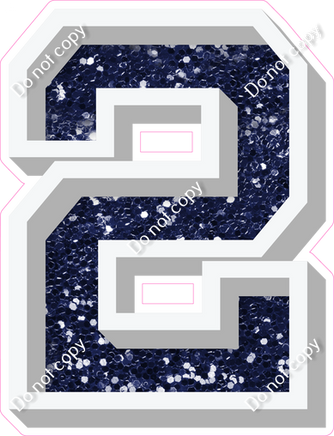 VA 12" Individuals - Navy Blue Sparkle 2