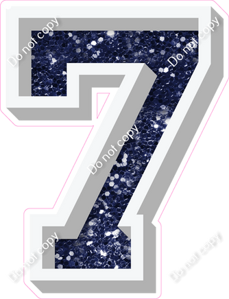 VA 12" Individuals - Navy Blue Sparkle 7