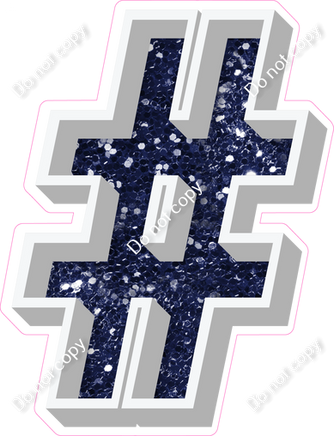 VA 12" Individuals - Navy Blue Sparkle #