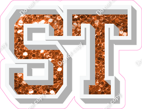 VA 12" Individuals - Orange Sparkle ST
