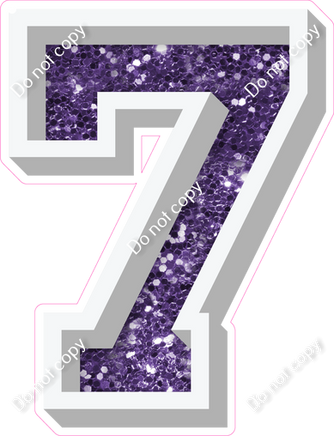 VA 12" Individuals - Purple Sparkle 7
