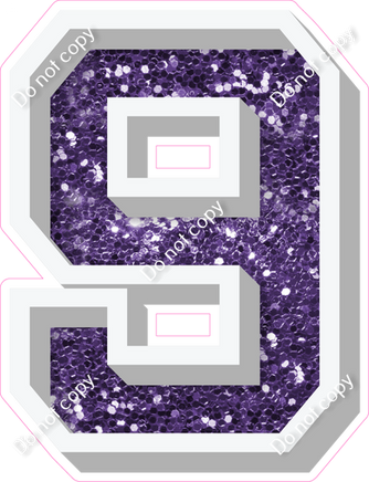 VA 12" Individuals - Purple Sparkle 9
