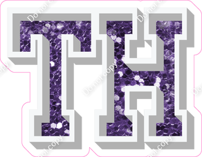 VA 12" Individuals - Purple Sparkle TH