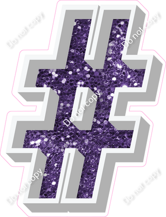VA 12" Individuals - Purple Sparkle #