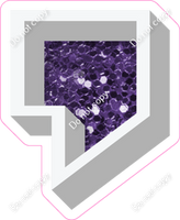 VA 12" Individuals - Purple Sparkle Apostrophe