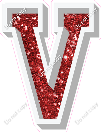 VA 12" Individuals - Red Sparkle V