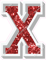 VA 12" Individuals - Red Sparkle X