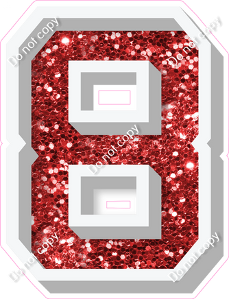 VA 12" Individuals - Red Sparkle 8