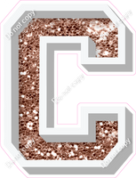 VA 12" Individuals - Rose Gold Sparkle C