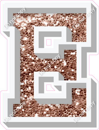 VA 12" Individuals - Rose Gold Sparkle E