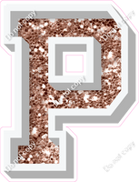 VA 12" Individuals - Rose Gold Sparkle P