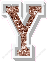 VA 12" Individuals - Rose Gold Sparkle Y