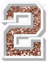 VA 12" Individuals - Rose Gold Sparkle 2