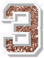 VA 12" Individuals - Rose Gold Sparkle 3